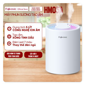 Máy phun sương tạo ẩm 5L FUJIHOME máy bù ẩm máy khuếch tán xông tinh dầu mini tạo ion độ ẩm phòng ngủ phòng khách