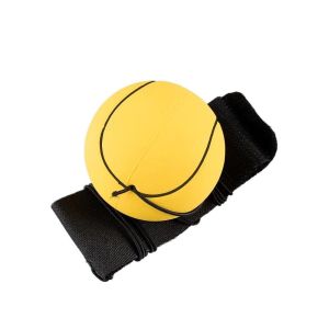 MAOMEI Boring Elastic Bouncing Return Ball On String Hand Ball Game Hand Rebound Ball Creative Tennis Bouncy Ball With Elastic Strap Outdoor Toy Ball