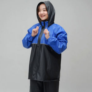 JAS HUJAN RAINCOAT Pria Wanita Terbaru By ORYGO Anti Rembes Original Navy