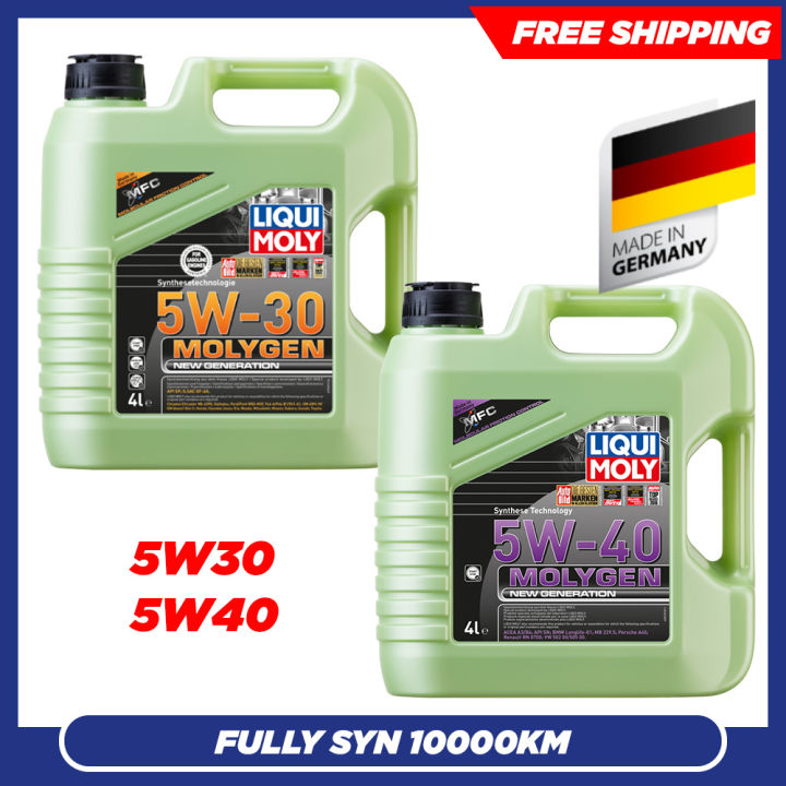 LIQUI MOLY MOLYGEN 5W30 5W40 Fully Synthetic Engine Oil (4L) | Lazada