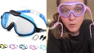 Childrens Large Frame Waterproof and Anti Fog Swimming Goggles 2026 New Summer Wide View Swimming Goggles