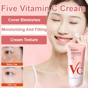 Foundation / Coverage / Brightening / Moisturizing Vitamin C Foundation Covers Acne Scars Brightens Dull Skin 30ml Face Cosmetics
