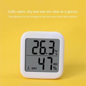 Nhiệt kế kỹ thuật số ẩm kế với độ ẩm Màn hình LCD điện tử cảm biến nhiệt kế đo với & chủ