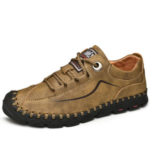 Musim Panas Sneakers Sepatu Import Klasik Outdoor Sepatu Hiking Gunung Pria Cowok Sepatu Mendaki Touring Kulit sapi Lentur Anti Slip Keren 224