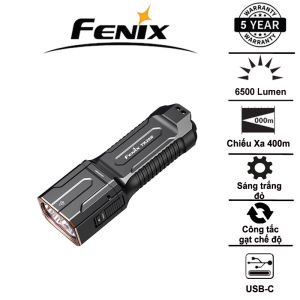Đèn pin chiến thuật Fenix TK28R – 2 nguồn sáng trắng đỏ sáng 6500 lm chiếu xa 400m