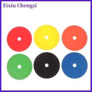 Eixiu 10Pcs Bóng Đá Nón Phẳng Đánh Dấu Đĩa Với Lỗ Bóng Đá Bóng Rổ Thể Thao Tốc Độ Nhanh Nhẹn Đào Tạo Hỗ Trợ Đánh Dấu