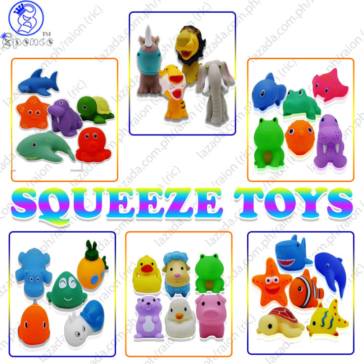 Spence Animals Squeeze Toys RIC GRP 71 Raion Toys for Baby Toy for Toddler Sound Toy for Baby Bath Toy for Baby Lazada PH