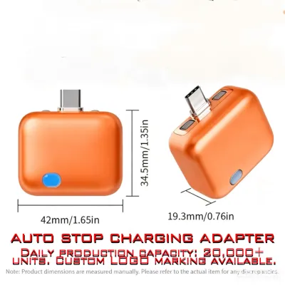 KEBETEME 140W Type-C Smart Auto Disconnect Charger Adapter with LED Display Real-Time Voltage/Current Monitor Anti-Overcharge Protection for Mobile Phones