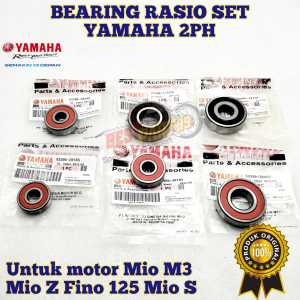 BEARING-RASIO SET YAMAHA 2PH /lahar/untuk mio m3z fino 125mio s memiliki kualitas yang bagus dan original ygp