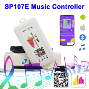 diymore LED Controller SP107Eบลูทูธพิกเซล IC SPI WS2812 SK6812 RGBW แอปพลิเคชั่นมือถือเพลงแถบไฟ SP002Eตัวควบคุม USB DC5-24