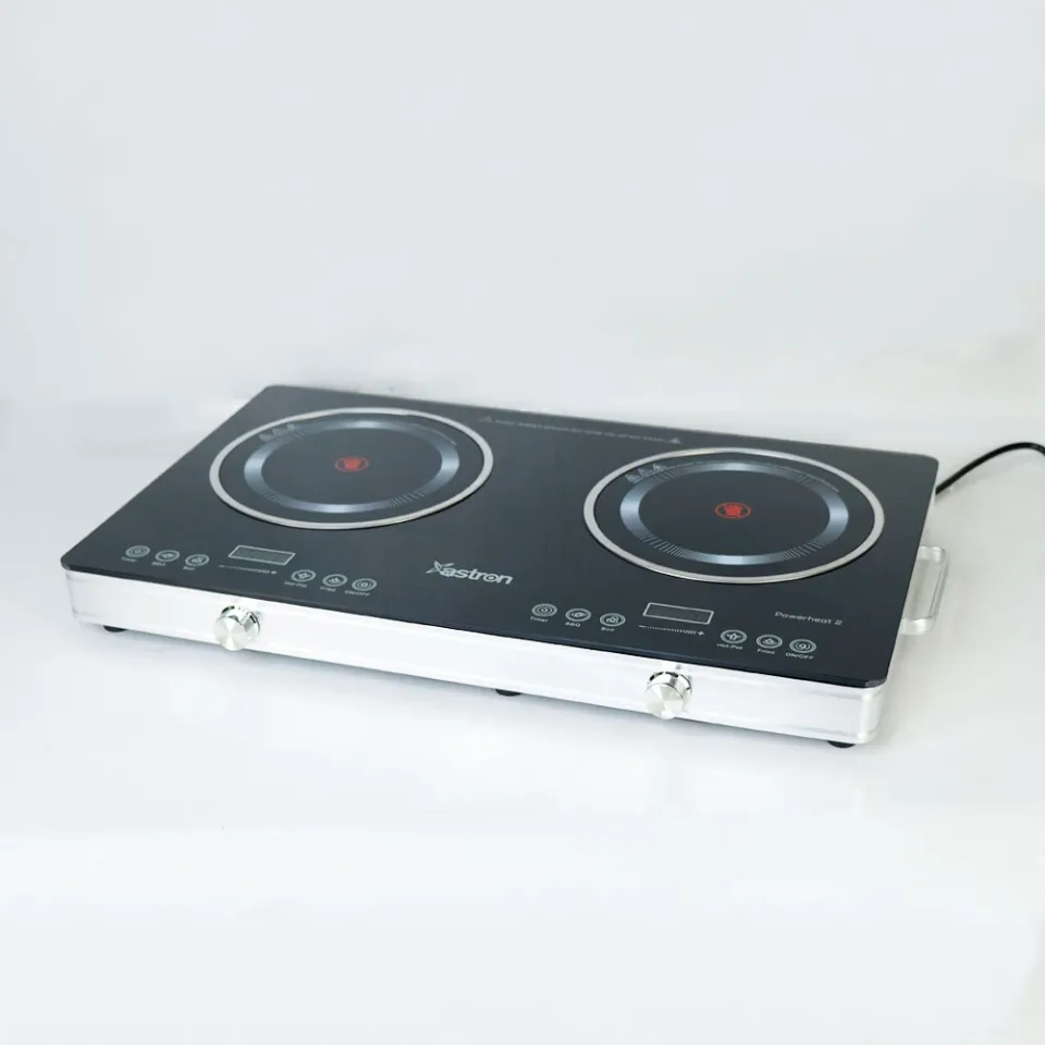 Astron POWERHEAT2 Double-Burner Infrared Ceramic Induction Stove