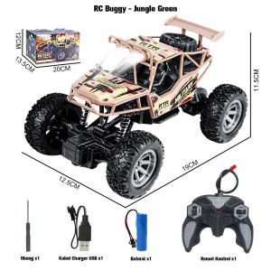 Jojotoy Mainan Mobil Remote Control off-Road Climbing Car RC Rock Crawler 2WD Powerful