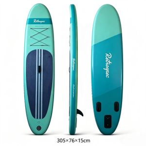 DYLAN Inflatable Stand Up Paddle Board 305×76×15cm SUP Board Complete Accessories Set for Beginner Adult Water Sport Surfboard