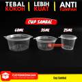 Cup Sambal / Wadah Sambal / Kemasan Sambal saus / Tempat Sambal / Thinwall. 