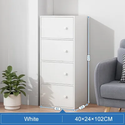 JIAJU 5&4&3 Wooden Storage Cabinet Drawers Chest Bookcase Rak Buku Kabinet Buku simpanan loker kayu simple bookshelf Utility Shelf Office Home Drawer Shoe rack Clothes organizer 储物柜 柜子