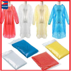 10pcs Disposable Raincoat Travel Rain Coat Emergency Clothing Portable Foldable Pocket Rain Coat