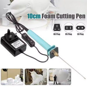 10CM Electric Foam Styrofoam Cutter Pen Hot Wire DIY Cutting Tools Adaptor Styrofoam Cut