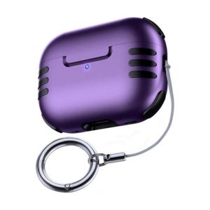 Shockproof Hard PC Case for Wireless Earbuds Secures Fit Durability Protective Cover with Carabiner Clip