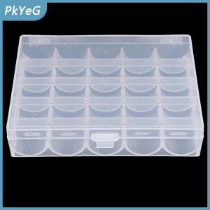 PkYeG 25 36 CuộN bobbins Máy may rỗng bobbin trường hợp tổ chức hộp lưu trữ
