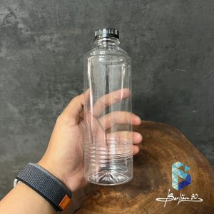 (ISI 91 PCS) BOTOL ALMOND 500 ML BOTOL PLASTIK ALMOND 500ML BOTOL JUS SHORT NECK BOTOL KOPI