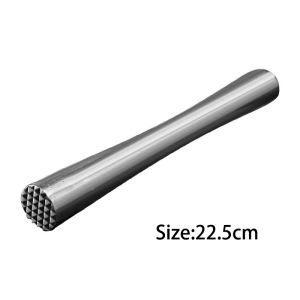 Stainless Steel Penghancur Es Batu Manual Ice Muddler / Alat Pemecah Es Batu