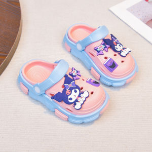 Future seeds Kuromi baby Non-slip Infant beach sandal for kids girl Slippers For Kids size 18-34