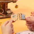 ROBOTIME Rolife Sakura Tree House DIY 3D Wooden Puzzle Model Toys Games Girls Adult Birthdays Gifts. 
