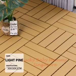 Plastic Wood Deck Tiles/Waterproof DIY Interlocking Flooring for Indoor & Outdoor Use Local Stock