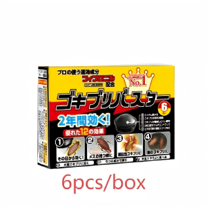 Cockroach killer 6 grain/box Cockroach eliminator Cockroach trap non-toxic Kill all cockroaches JAPAN Cockroach Sticker Cockroach killing bait