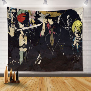 ผ้าตกแต่งบ้านลายการ์ตูนลูฟี่ ins ผ้าม่านห้องนอนสไตล์นอร์ดิก