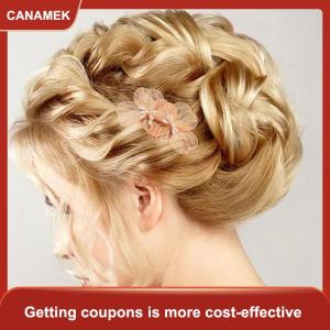 【CANAMEK】 Phong Cách Cổ Hoa Tóc Clip Cho Phụ Nữ Cô Gái Đám Cưới Phụ Kiện Tóc Cô Dâu Đám Cưới Tóc Lược Phù Dâu Mũ sắt Quà Tặng