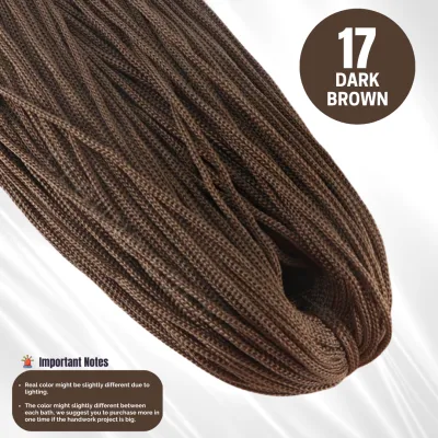 Ready Stock 200g Benang Kait PP 3mm Nylon Ice Thread Benang Kait Beg PP Yarn