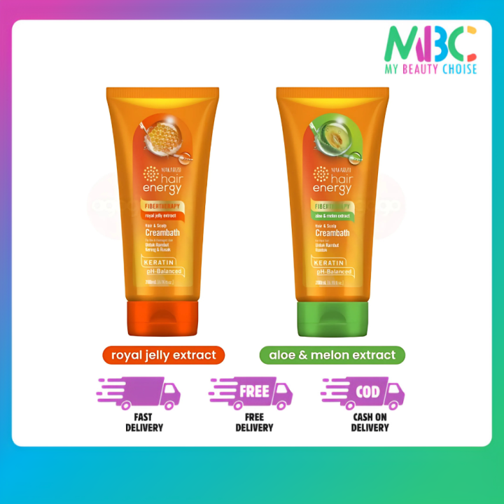 Makarizo Hair Energy Fibertherapy Hair & Scalp Creambath - Tube 200ml