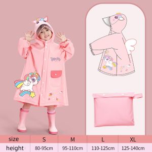 LORDWEY New Childrens Raincoat Wholesale Boys and Girls Kindergarten Special Waterproof Raincoat