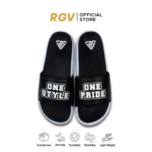 RGV 39 - 43 Sandal b&w One Pride One Style - Sendal Selop Slip On Casual Pria Wanita