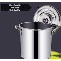 Stainless Steel Set Stock Pot/ Periuk Sup 30cm*30cm  20Liter. 