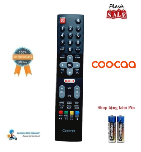 Remote Điều khiển thay thế tivi Coocaa LCD/LED/Smart TV- Hàng mới zin theo máy Coocaa 100% Tặng kèm Pin!!!