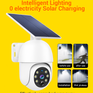 ไฟถนนกล้องจําลองพลังงานแสงอาทิตย์กันน้ํา LED จําลองไฟเฝ้าระวังแสงกลางแจ้งและการเฝ้าระวังสองในอุปกรณ์เดียว仿真监控摄像头路灯