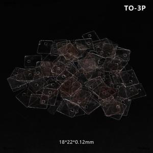 [COD] Shinia 100PCS TO-220 Mica Insulation Pad Heat Insulation To-220 Insulation Pads Silicone Mica Sheet Insulation