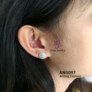 Anting Wanita Sunflower Mewah Elegan Model Stud Anti Karat Perhiasan Fashion Import Premium ang097 FJ