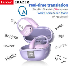 I know ERAZER XT66PRO Bluetooth Earphones ASMR Headsets DIY APP AI Translator Earbuds Wireless Headphones 13 Hours long life Display