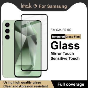 Samsung Galaxy S26 S25 S24 Ultra Plus + FE Edge - Imak Full Face Pro+ Tempered Glass Screen Protector Coverage Anti Scratch Fingerprint Shock Resistant Impact Proof Clear Tough Durable Mobile Phone Hand Smart Privacy H Glass Installation Kit Dust