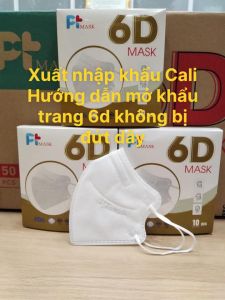 Khẩu trang 6d PT mask 5 lớp dầy mịn lọc bụi khuẩn