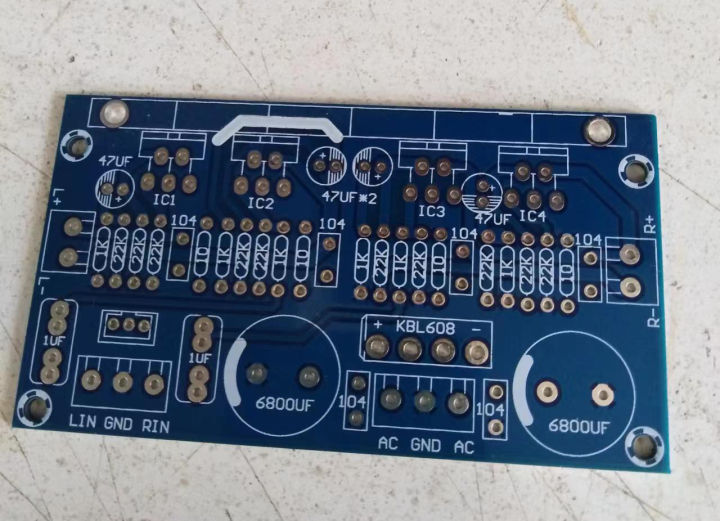 LM1875 TDA2030 2.0 Stereo Amplifier Board BTL Dual Channel PCB Empty