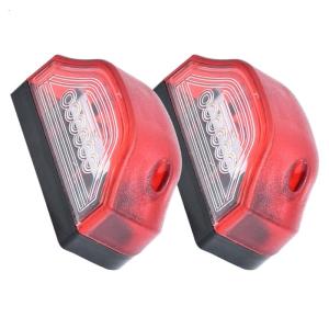 Energy Efficient Weatherproof LED License Plate Lamp Suitable For Heavy Duty Vehicles Quick Installation No Tools Needed