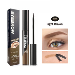 กันน้ำยาวนานสีเจลเขียนคิ้ว3สีลอกออกคิ้วครีมสักคิ้วย้อมสีเครื่องสำอางตาคิ้วครีมแต่งหน้าผู้หญิง