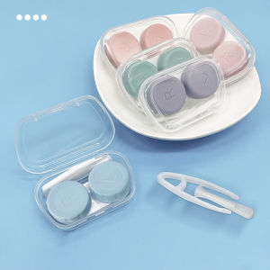 annual best-selling GRAY/BLUE contact with solution Korea cute mirror colored eyes Yearly Use
