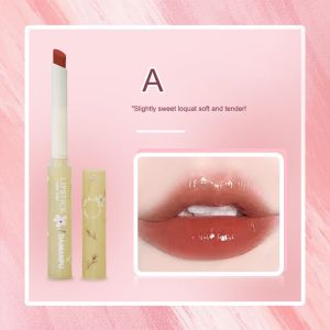 DAIMANPU Flower Jelly Lipstick Lipstik Bunga Water Solid Lip Gloss Moisturizing Lip Glaze Pelembab Tahan Lama