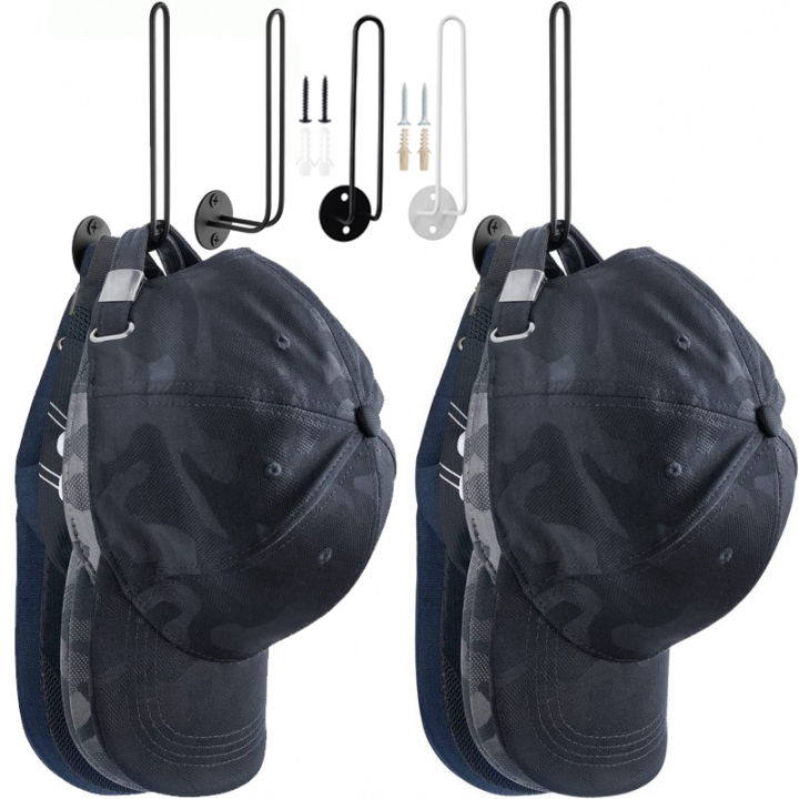Hat Holder Hats Organizer for Baseball Caps Wall Mount Hat Rack Space  Saving Holds L-Shaped Hat Hooks Lazada PH