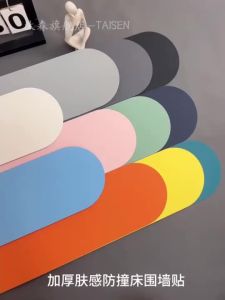 【Ship in 24H】 10 pcs 3D anti-collision wall sticker wall panel decoration bed side 4MM wallpaper wall decoration suitable for corridors childrens bedrooms game rooms kindergartens multiple colors